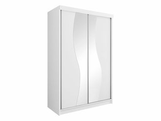 Mirjan24 Mobilier1 - Armario Dover 110, Blanco, 200x150x62cm, Puertas De Armario: Correderas, N&uacute;mero De Estantes: 0, Led