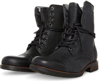 Steve Madden Troopah-C Mens Lace-up Boots Black : 10.5 D - Medium, Leather