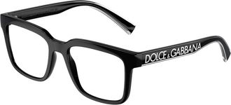 Dolce & Gabbana Dg5101 Optical Frame - male - Dolce & Gabbana - Glasses - Black - 52 MM - Accessories