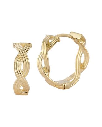 Ember Fine Jewelry 14K Twist Huggie Earrings