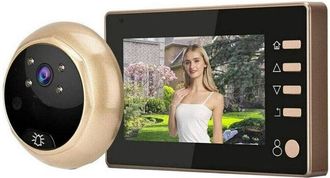 Trade Shop Trade Shop - Spioncino Elettronico Digitale Porta Campanello Con Monitor 4.3 Con Fotocamera