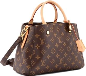 Louis Vuitton Montaigne Handbag Monogram Canvas BB satchel - Brown