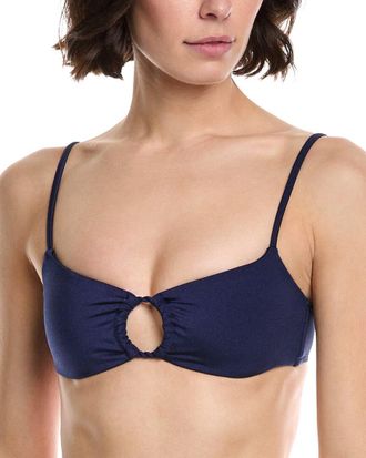 Monte & Lou Rope Crop Bralette Bikini Top