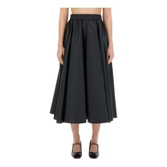 Patou Midi Skirts, female, Black, Size: S Volume Midi Skirt