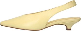 Toral Shoes Lenore Slingback - Dames - Pumps - Geel - 42 EU - Leer - Schoenen