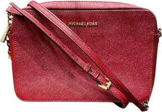 Michael Kors Pre-owned Cross Body Bags, female, Red, Size: ONE SIZE Pre-owned PVC Shoulder Bag