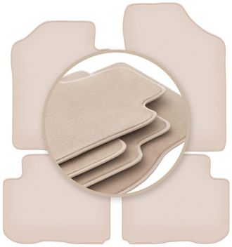 OEM Alfombrillas Beige Premium Para Kia Carens Iii Monovolumen 2006-2010