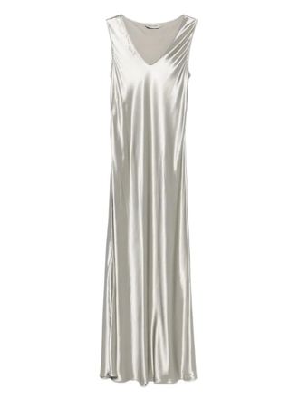 Alberta Ferretti V-neck slip dress - Silver