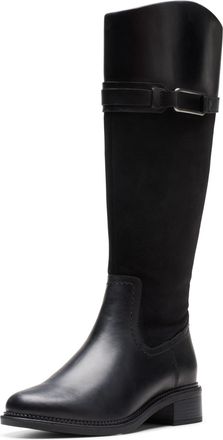 Clarks Womens Maye Carly Boot, Color Black, Size: 7 UK Wide