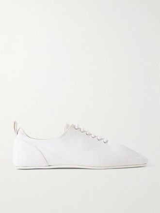Toteme Sneakers In Twill Di Cotone Riciclato - Bianco