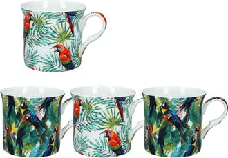 OEM Juego De 4 Tazas - Tropics (fbch)
