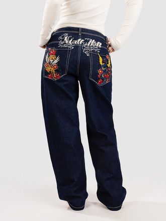 Ninth Hall Idle Embroidered Jeans blauw