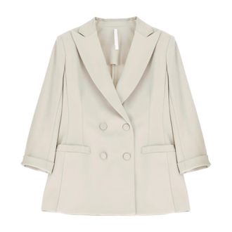 Imperial Blazers, female, Gray, Size: 2XS Giacca Doppiopetto