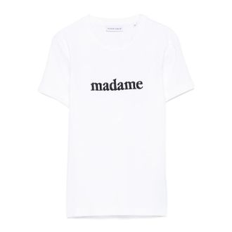 Maison Labiche T Shirt Bianco-Donna