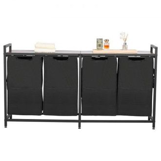 OEM Cesto Portabiancheria Con Piano In Legno, Contenitore Per