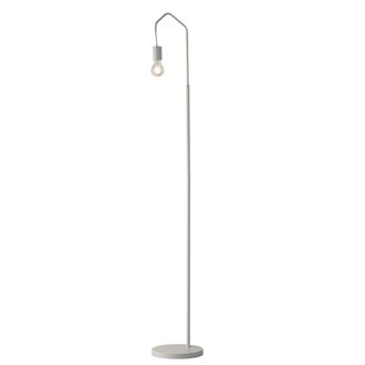 Luce-Ambiente-Design L&aacute;mpara de pie Habitat en Metal Blanco