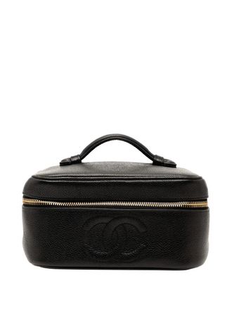 Chanel 1991-1994 CC Caviar vanity bag - Black