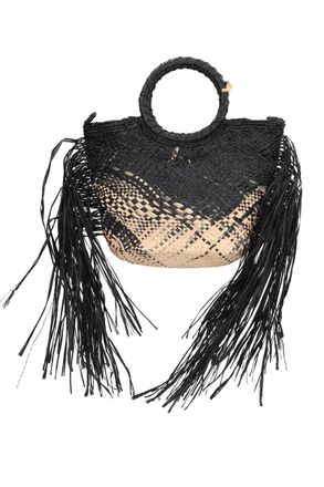 Made for a Woman Daddy Raffia Handbag