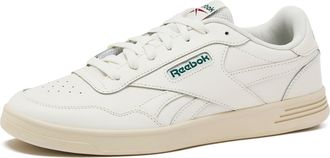 Reebok Mens Court Advance Sneakers for Men - Casual Tennis Mens Shoes, Chalk/Dark Green/Flash Red, 5.5 UK