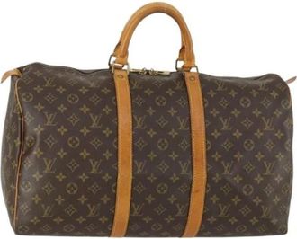 Louis Vuitton Pre-owned Weekend Bags, female, Brown, Size: ONE SIZE Pre-owned Canvas louis-vuitton-bags