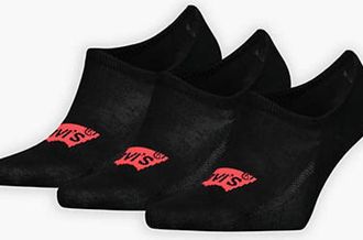 Levi's Calcetines altos Levis de algodón reciclado con el logo Batwing: paquete de 3 - Hombre - 35 - Negro / Black