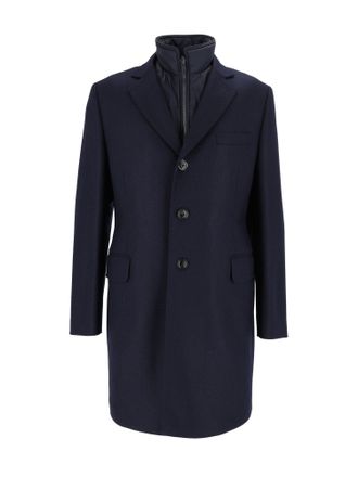 Fay Tailored Double-Breasted Coat