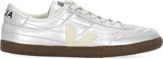 Veja Silver WomanS Leather Sneakers