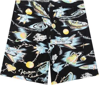 Human Made Shorts con stampa - Nero