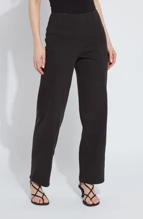 Lyss&eacute; Amabel High Waist Seamed Barrel Leg Jeans in Black at Nordstrom Rack, Size X-Large