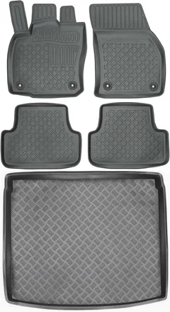 OEM Juego De Alfombrillas Para Coche Y Maletero Para Seat Ateca Suv A Partir De 2016