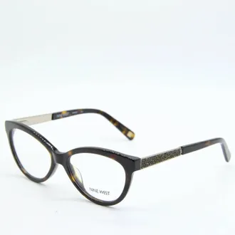 Nine West Womens Nw5077 Cat Eye Eyeglasses In Dark Tortoise