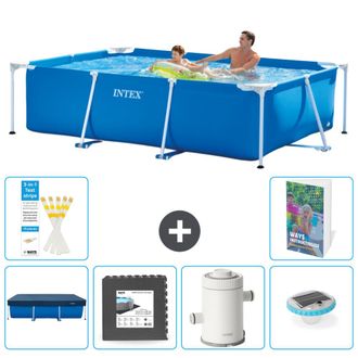 Intex Piscina Con Estructura Rectangular - 260x160x65 Cm - 7-piezas S138