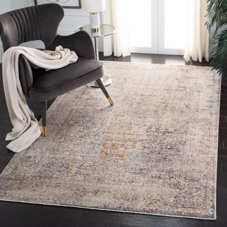Safavieh Limitee Non-Slip Area rug, Beige / Beige Traditional Style Easy Care