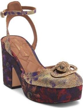 Kurt Geiger Chelsea Ankle Strap Platform Pump in Open Miscellaneous at Nordstrom Rack, Size 6.5