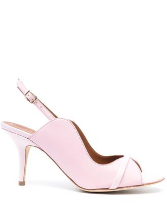 Malone Souliers Sandali Jenny con cinturino posteriore 70mm - Rosa
