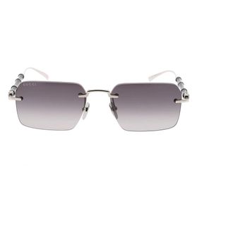 Gucci Accessoires, unisex, Grijs, ONE Size, Gg 0558S Zonnebril