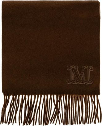 Max Mara Dalia Kasjmieren Sjaal - Dames - Wintersjaals - Bruin - ONE Size - Kasjmier - Accessoires