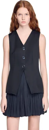 Sandro Short bubble dress in Black at Nordstrom, Size 40 Eu