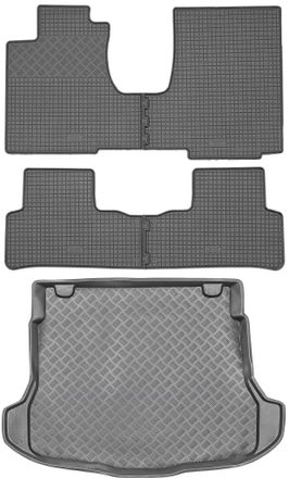 OEM Juego De Alfombrillas De Goma Para Coche Y Maletero Para Honda Cr-v Iii Hatchback Suv De 2007-2011