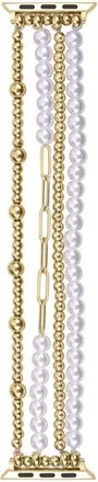 Posh Tech Penny Goldtone Beaded Apple Watch Watchband at Nordstrom