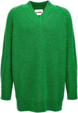 Jil Sander Heren, Truien, Groen, Maat: XS Katoen