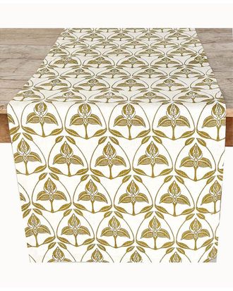 French Home Orchid Table Runner