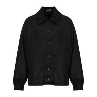 Yohji Yamamoto Hombre, Chaquetas, Negro, Talla: L