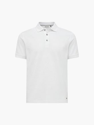 Gentiluomo Button Polo | Wit