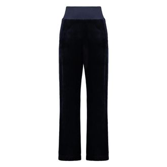 Alberta Ferretti Casual High-waisted Trousers - female - Alberta Ferretti - Sweatpants - Blue - S - Trousers