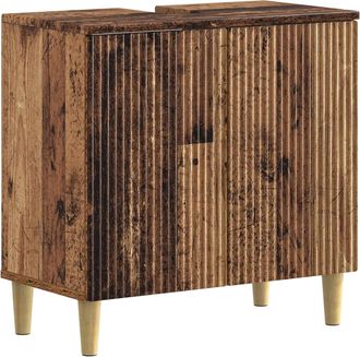 vidaXL Mueble De Lavabo Para Ba&ntilde;o Arnhem Madera Envejecida Vidaxl