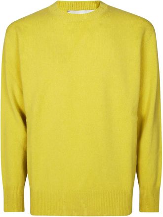 Amaranto crew-neck sweater - Yellow