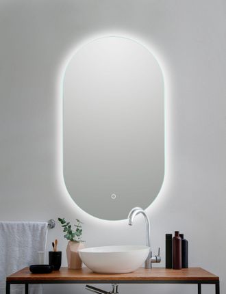 Bathstage Bathstage - 68080 Espejo Led Retroiluminado Ovalado 50x90 Cm - Ref: Bs-68080