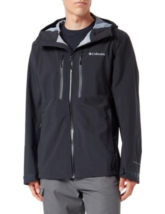 Columbia Mens Peak Creek Jacket, Black, L