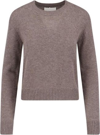 Lisa Yang Cropped Long-Sleeve Sweater With Ribbed Cuffs